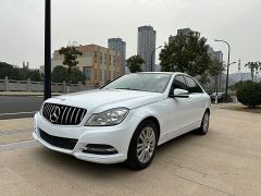 Benz C-Class White 2011