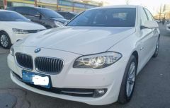 BMW 5 Series White 2012
