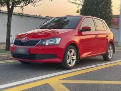 SKODA Fabia Red 2017