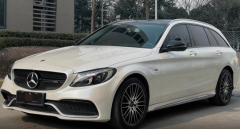 Benz C-Class White 2017