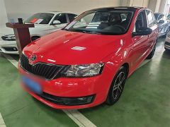 SKODA Rapid Red 2016