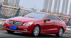 Benz E-Class Red 2009