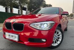 BMW 1 Series Red 2013