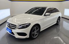 Benz C-Class White 2015