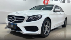Benz C-Class White 2014