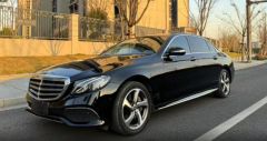Benz E-Class Black 2017