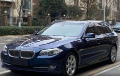 BMW 5 Series Blue 2011
