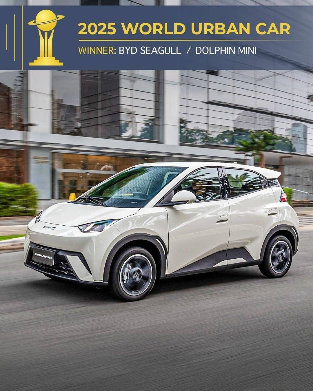 BYD Seagull Wins 2025 World Urban Car