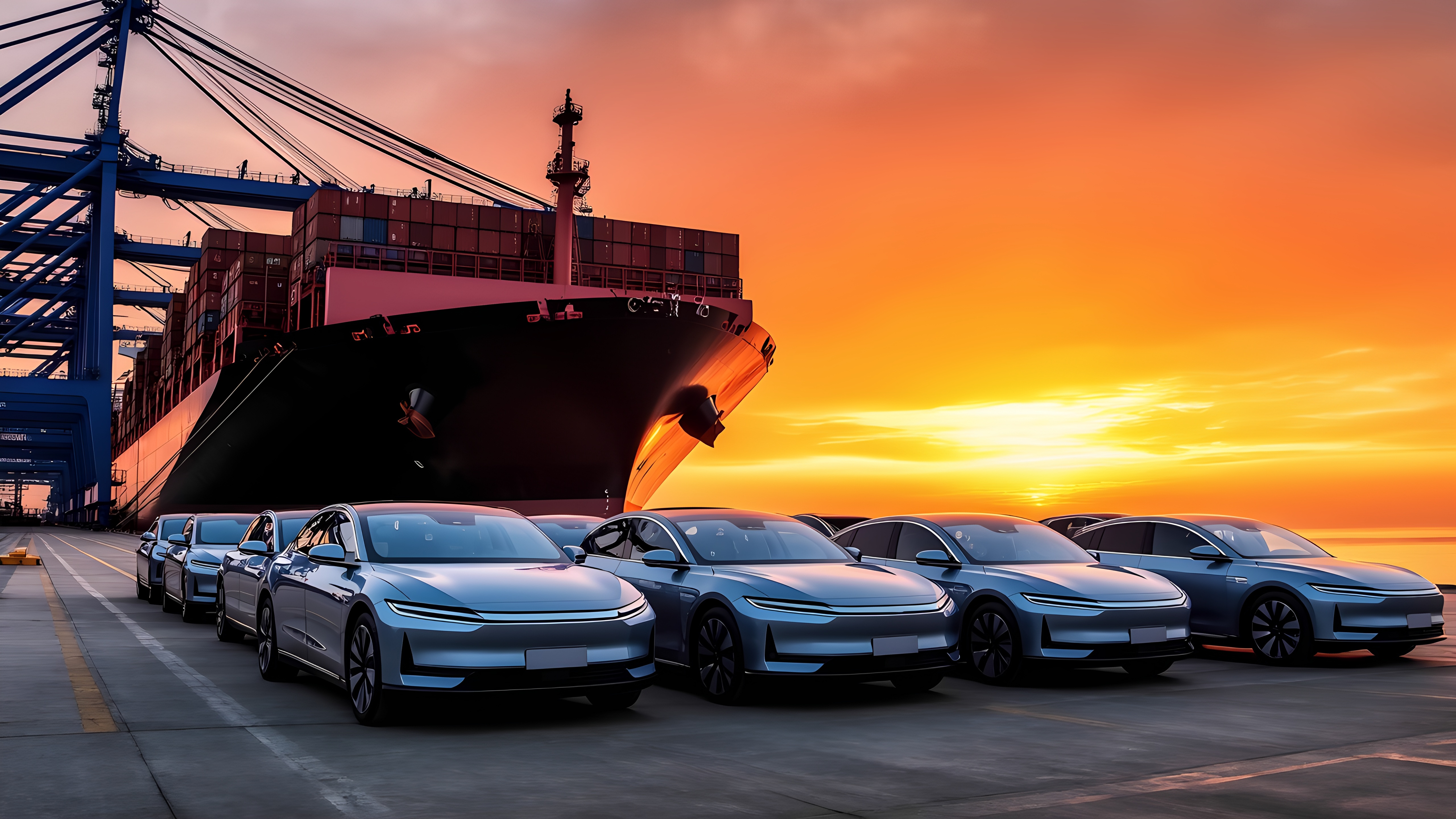 Algeria_port_stopping with Chinese imported EV