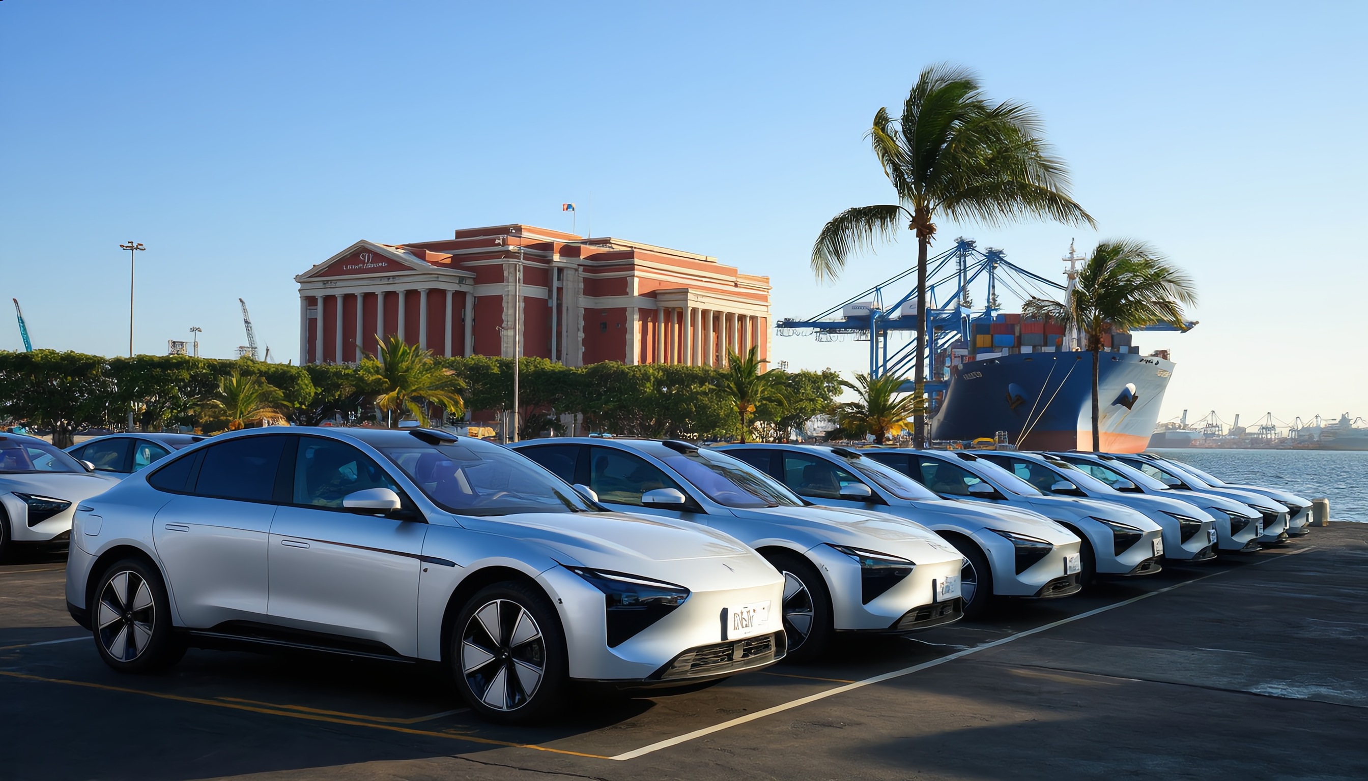 Chinese EV stopping by Mexican Port
