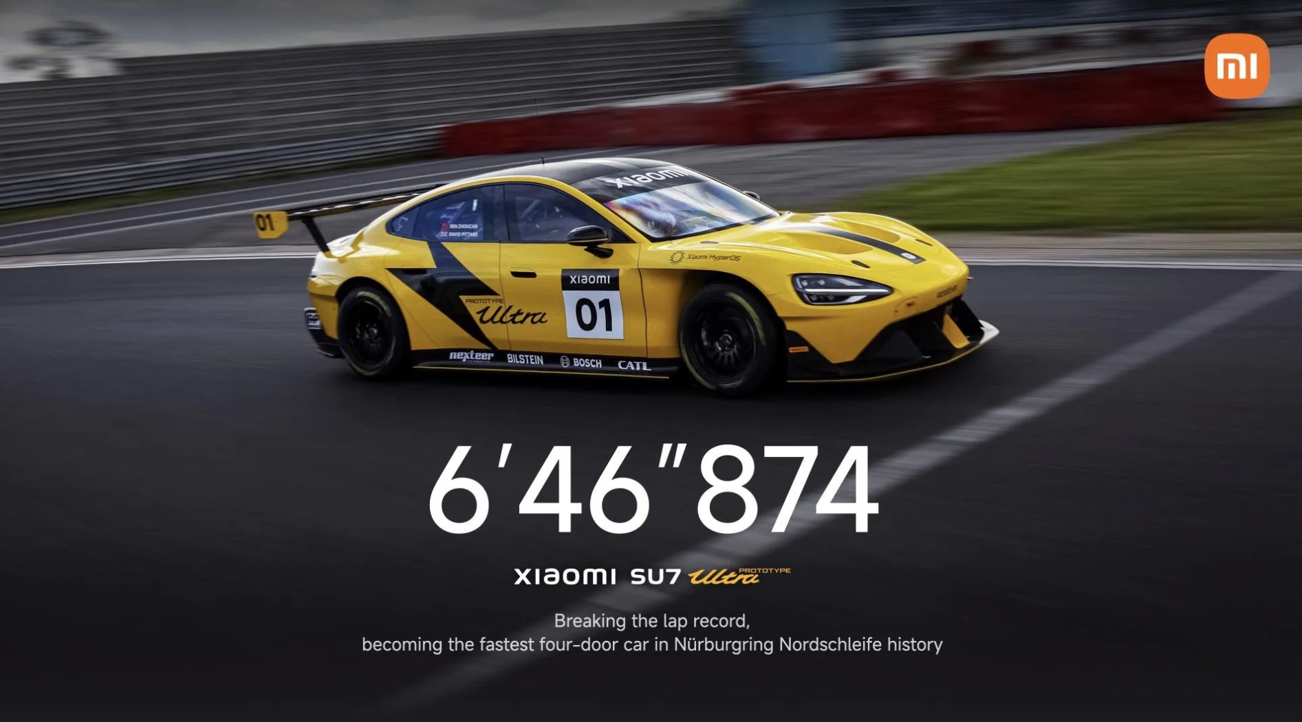 Xiaomi Su7 Ultra Breaks Lap Records