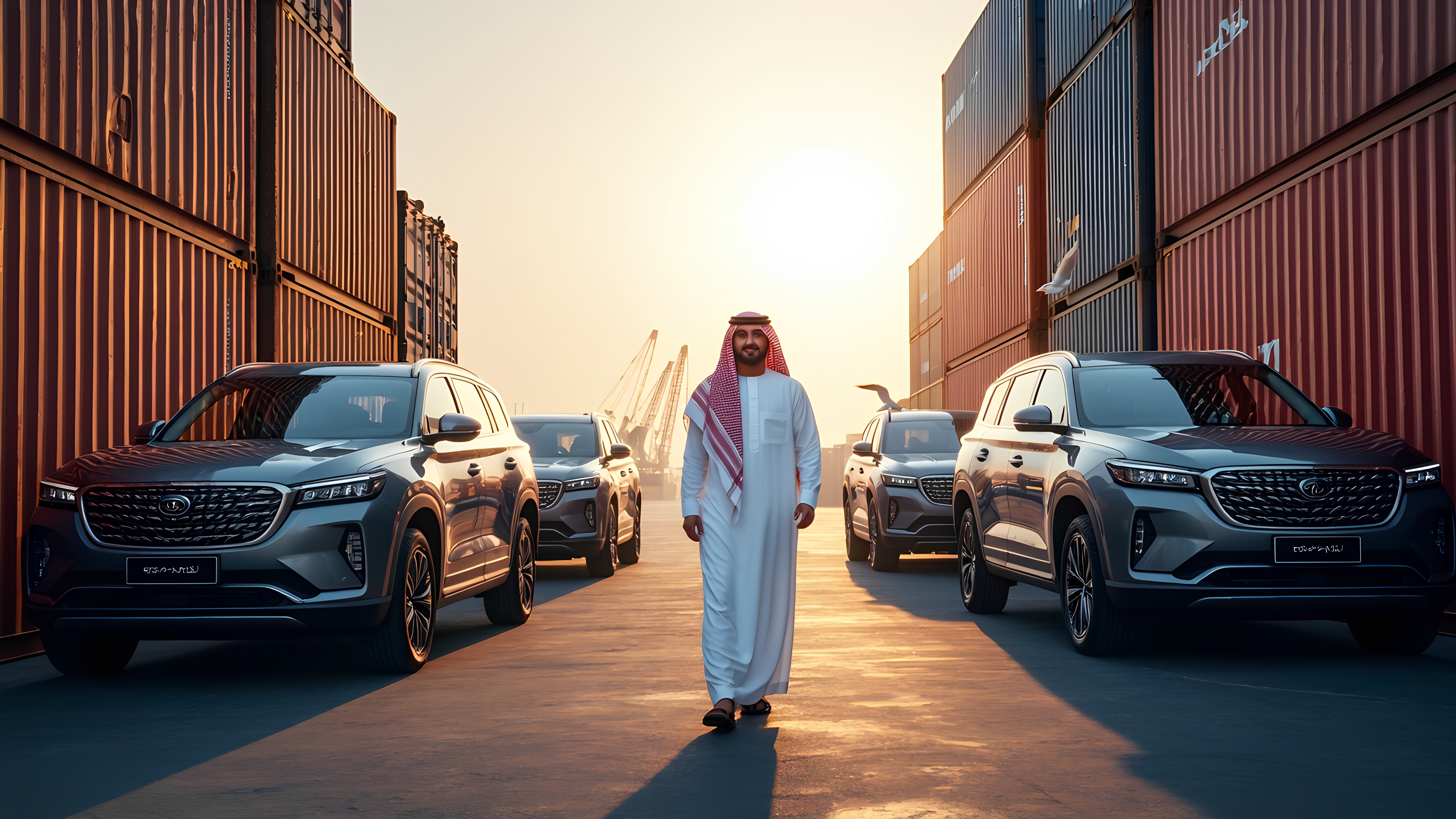 Exporting Chinese brands SUV to saudi arabia
