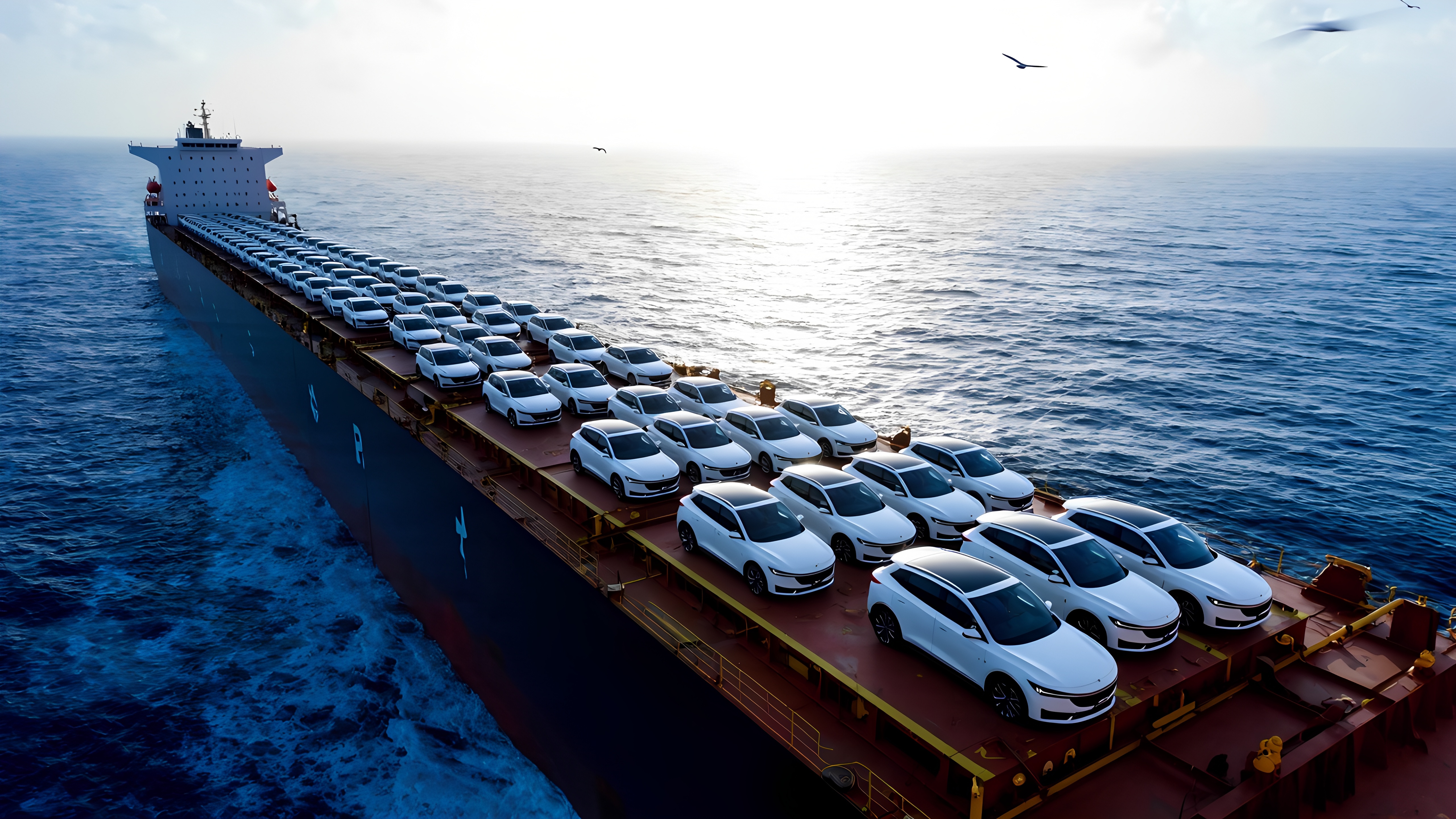 Chinese Exported Cars sailing to Saudi Arabia